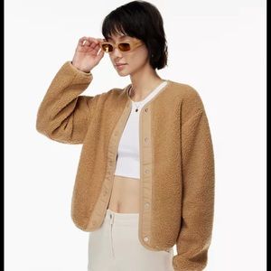 NWT Wilfred Free Sherpa Liner Jacket Tannin XS